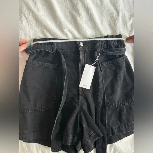 Mango Paperbag Shorts with Belt NWT - Picture 8 of 10